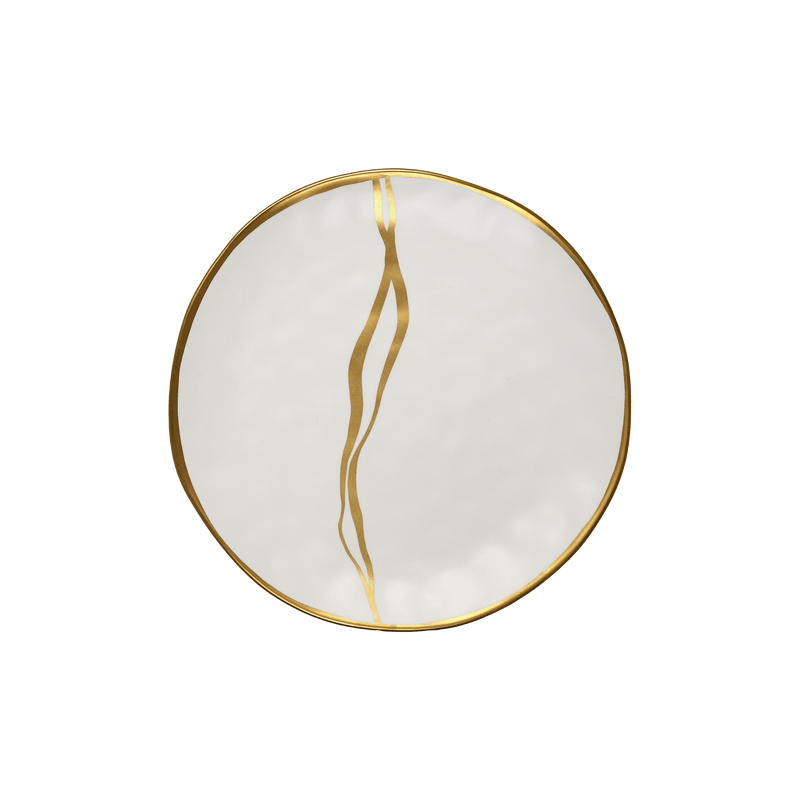 Aparelho de Jantar Gold White – 60 peças (com Brinde) | Serve 06 Pessoas