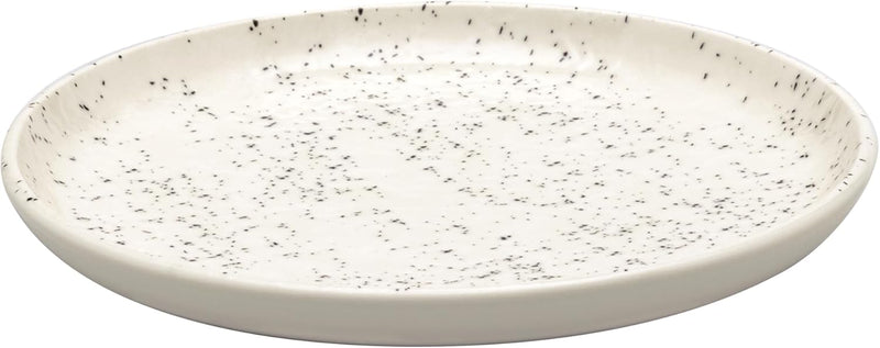 Aparelho de Jantar  Bege Pintado  – (com Brinde) | Serve 06 Pessoas (24 PEÇAS)
