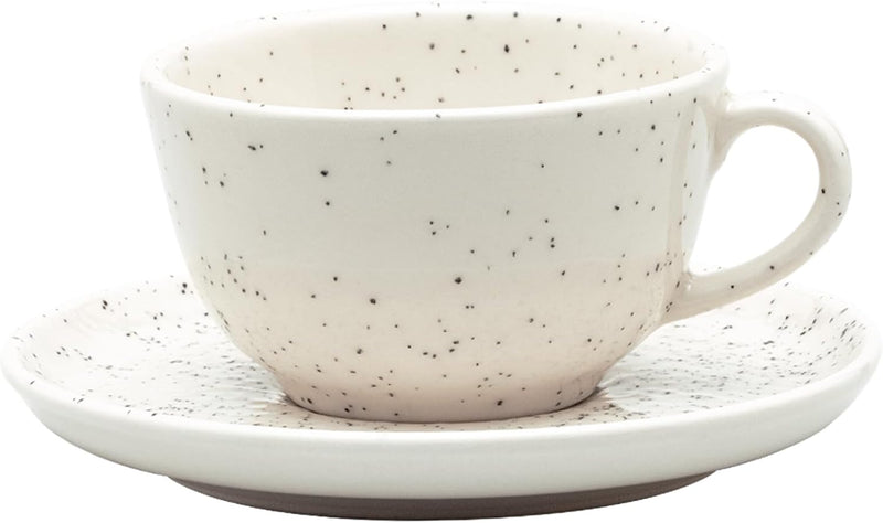 Aparelho de Jantar  Bege Pintado  – (com Brinde) | Serve 06 Pessoas (24 PEÇAS)