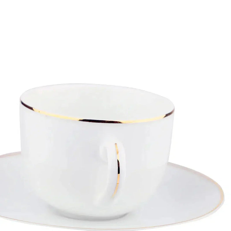 Aparelho de Jantar  White Gold  – (com Brinde) | Serve 06 Pessoas