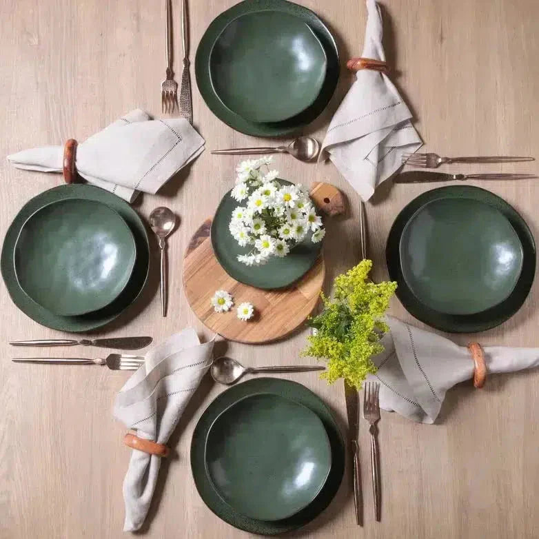 Aparelho de Jantar Orgânico Arauco  –  (com Brinde) | Serve 06 Pessoas
