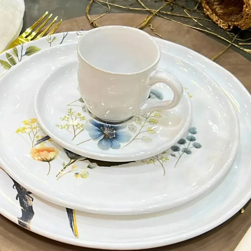 Aparelho de Jantar Natureza Brasil – 60 peças (com Brinde) | Serve 06 Pessoas